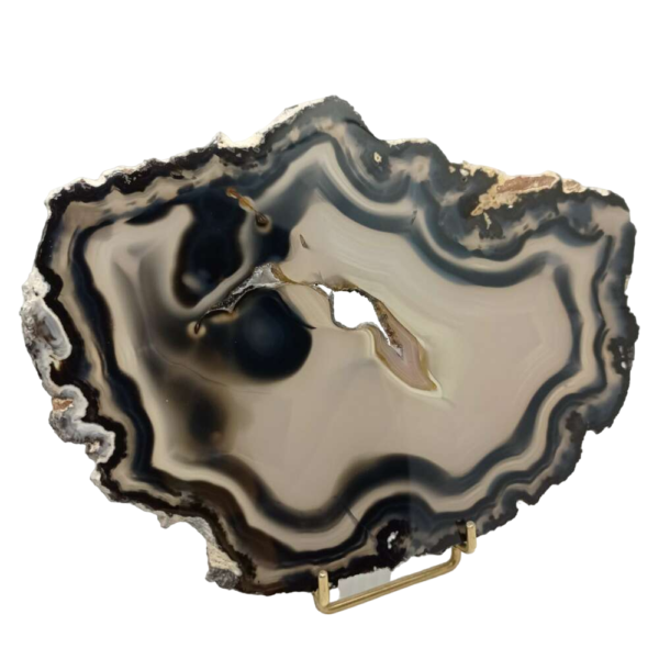 Plaque agate (vue face).