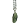 Calcédoine chrome cabochon - Pendentif argent – Image 2