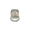 Quartz rose facetté - Bague argent – Image 3