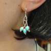 Turquoise - Boucles d'oreilles argent – Image 2