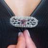 Améthyste et marcassites - Broche argent – Image 3