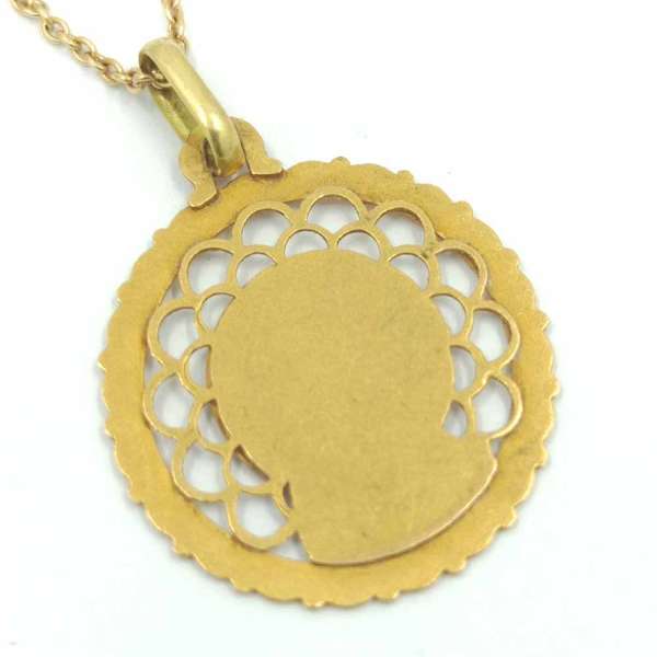 Médaille | Vierge | Or jaune